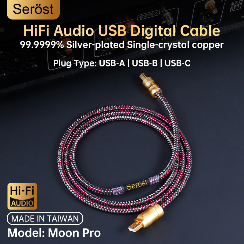 Usb Sound Card External - Serost HiFi posrebrzany kabel audio USB
