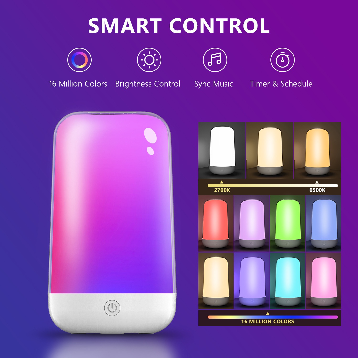 Rgb Desk Lamp Smart - Inteligentna lampka stołowa Smart Touch, sterowana