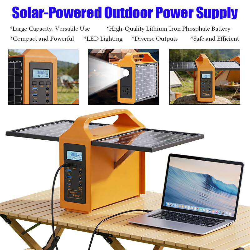 Solar Powered Charger - Przenośna stacja zasilania solarnego 150W z