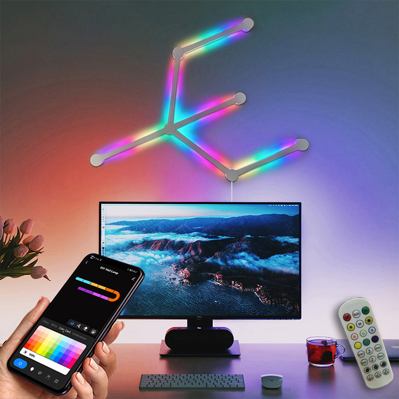 Rgb Desk Lamp Smart - Listwa świetlna RGB, sterowanie aplikacją Bluetooth