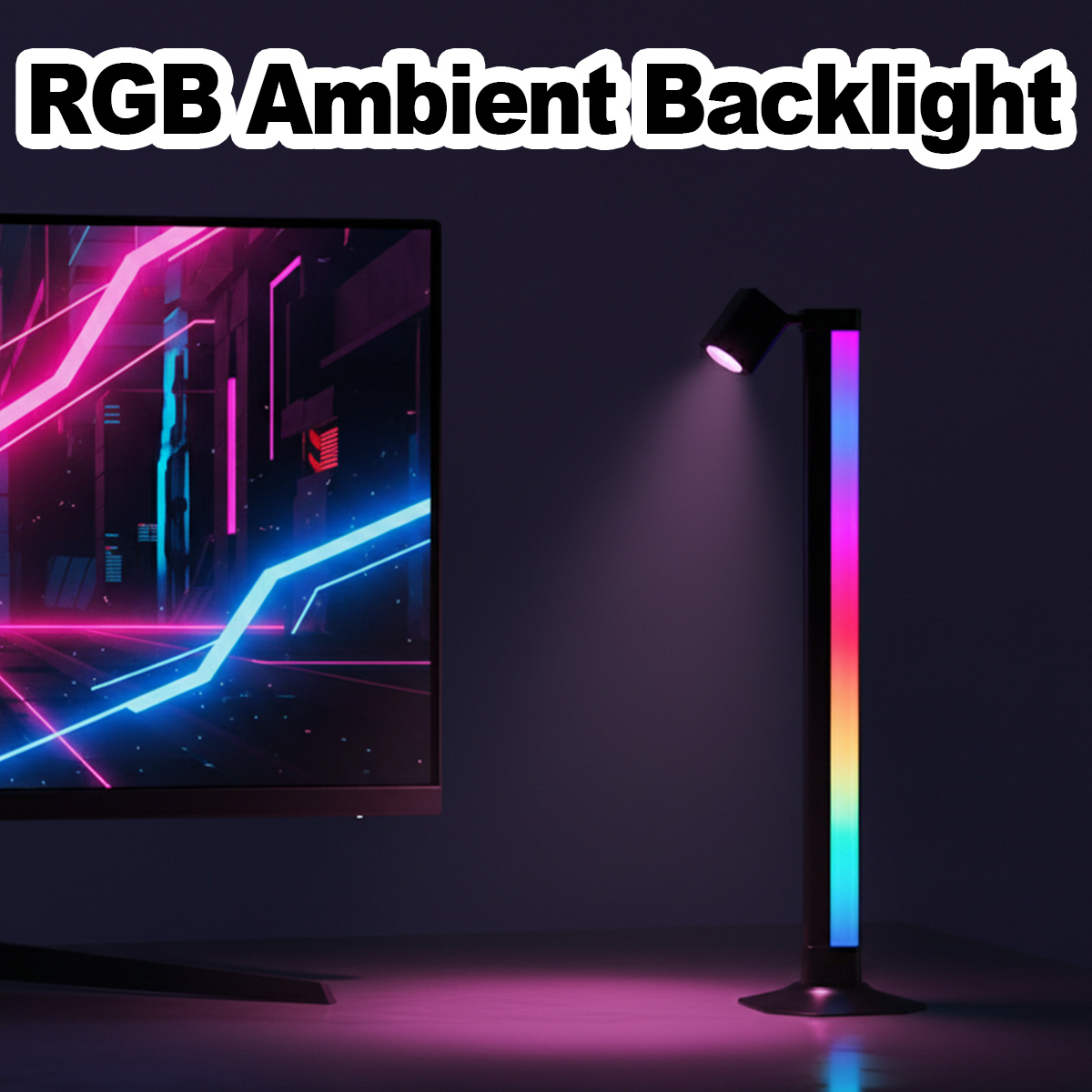 Rgb Desk Lamp Smart - Inteligentna listwa świetlna LED RGB z
