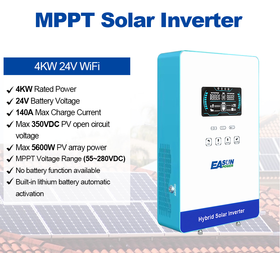 EASUN POWER 4KW Inwerter 110V  – Solar Powered Charger recenzja i cena