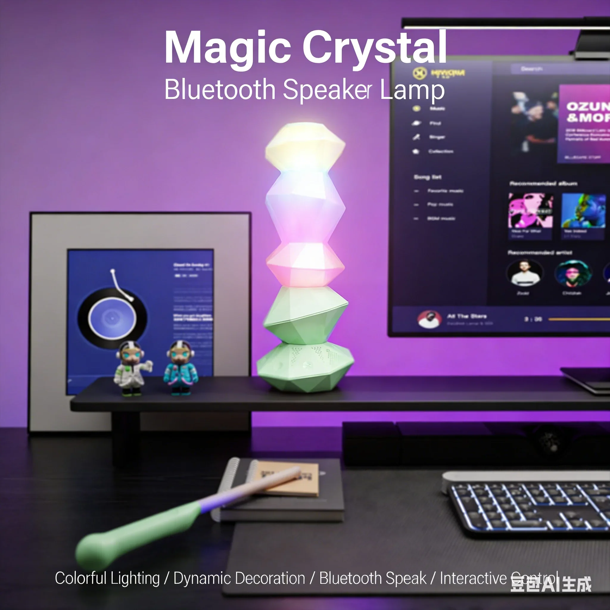 Nowy Kreatywny Inteligentny Gł – Rgb Desk Lamp Smart recenzja i cena