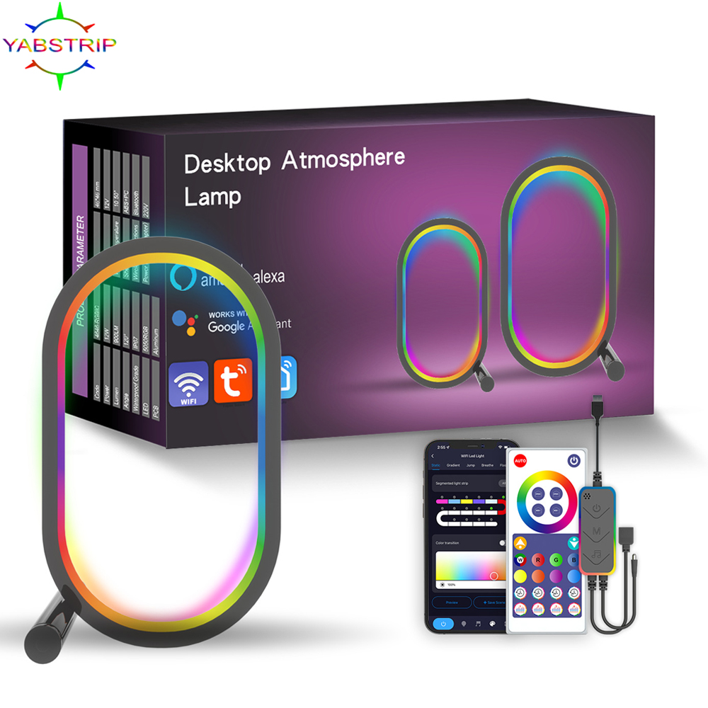 Inteligentne WIFI aplikacja kr – Rgb Desk Lamp Smart recenzja i cena