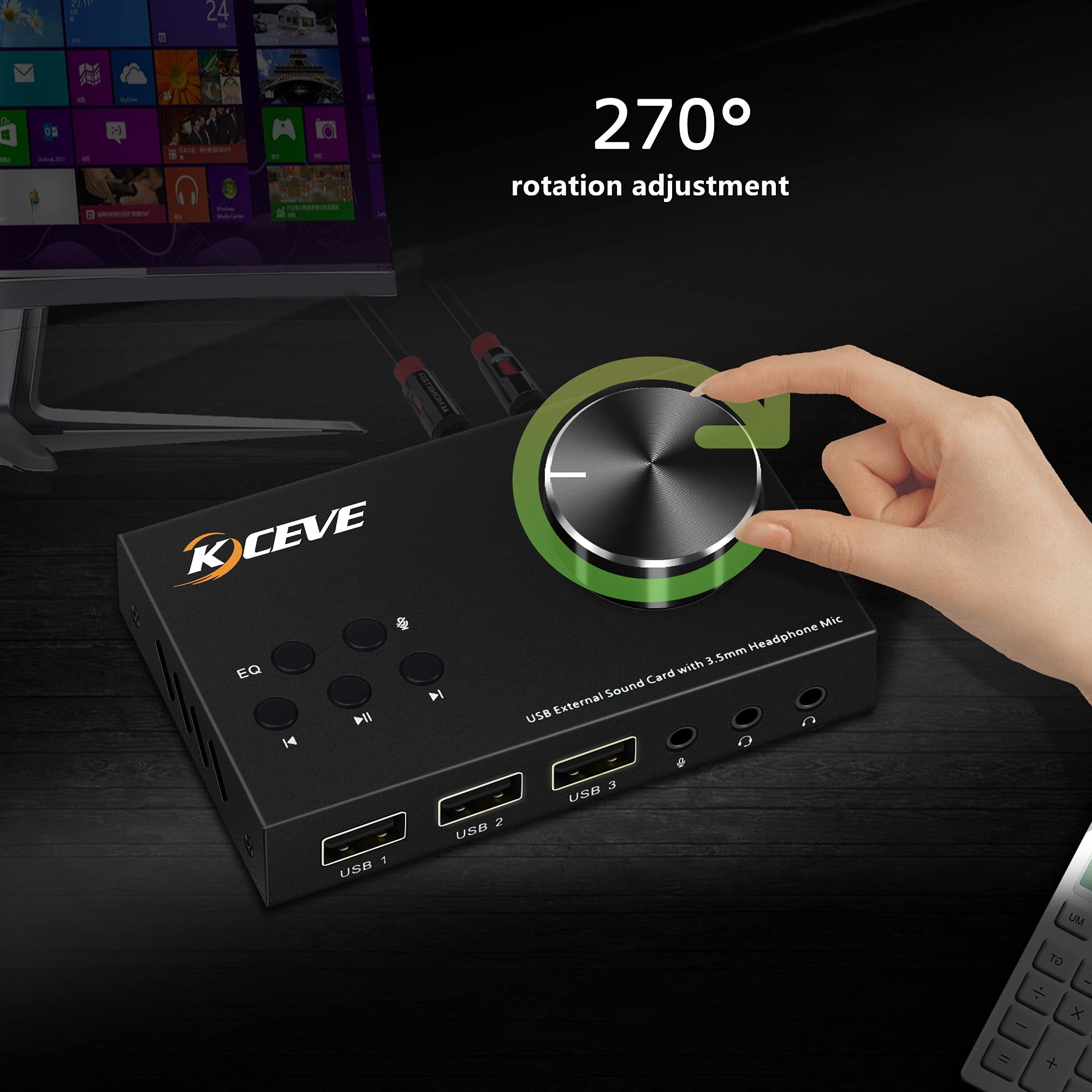 Zewnętrzna karta dźwiękowa z r – Usb Sound Card External recenzja i cena