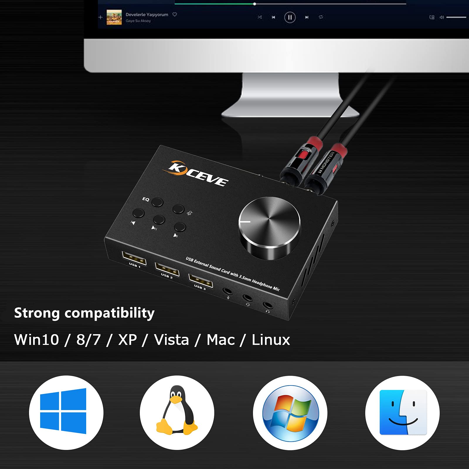 Zewnętrzna karta dźwiękowa z r – Usb Sound Card External recenzja i cena