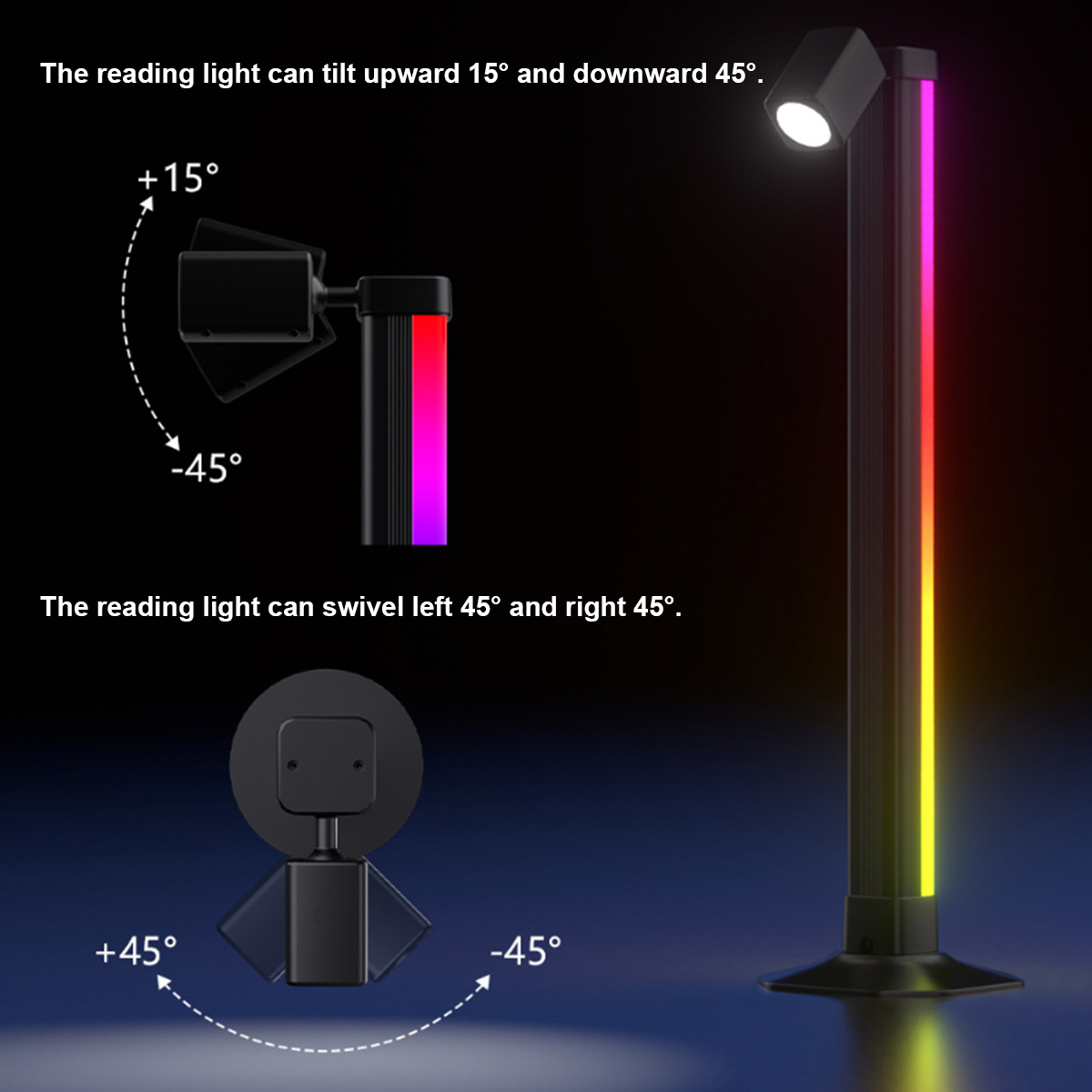 Inteligentna listwa świetlna L – Rgb Desk Lamp Smart recenzja i cena