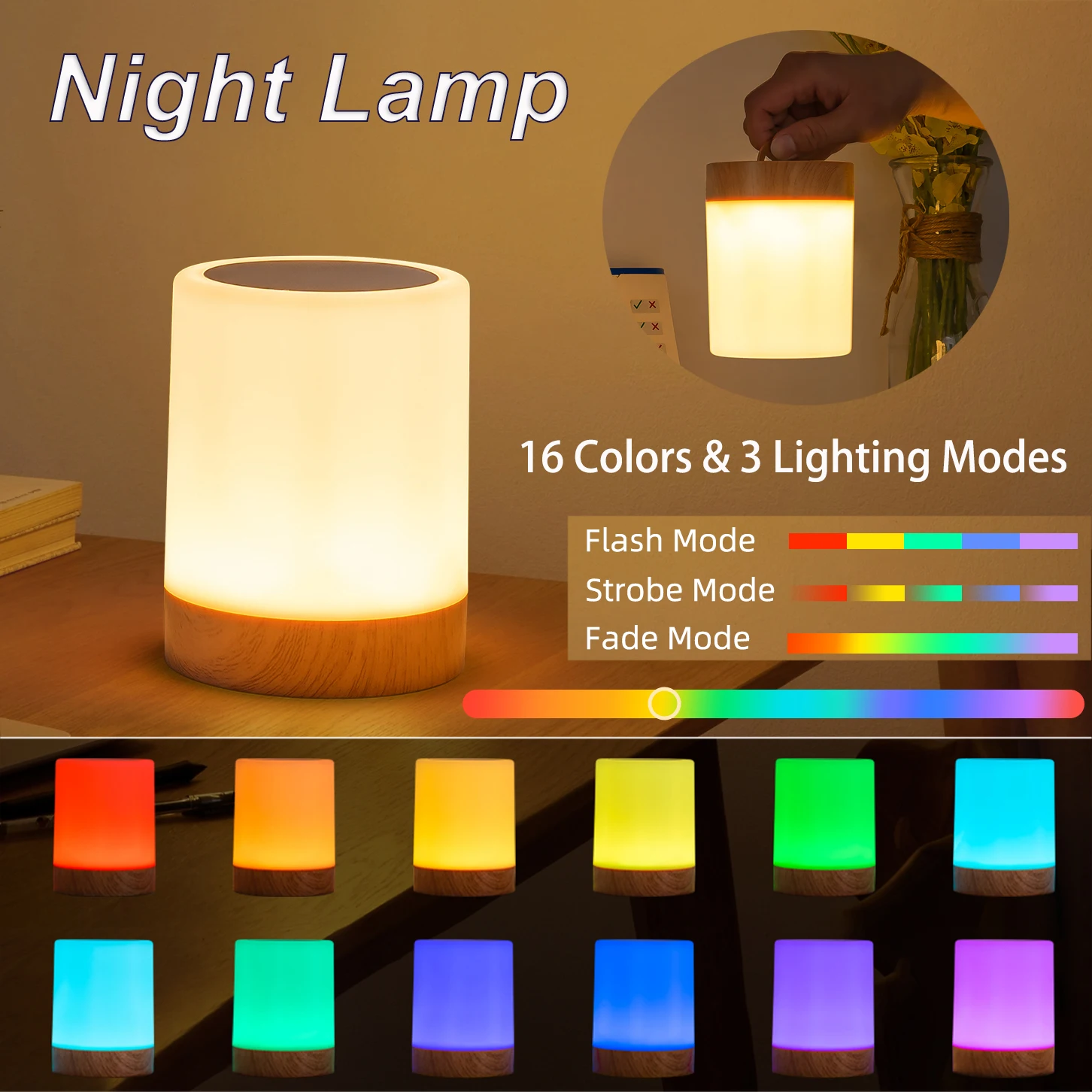 16-kolorowa lampka nocna z fun – Rgb Desk Lamp Smart recenzja i cena